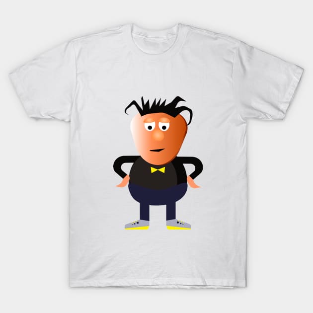 Cartoon funny man T-Shirt by monika27